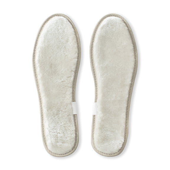 FLORNIX Sheepskin Insoles Super Thick Premium Shoe Insoles,Durable and Extra Fluffy$Wool Insoles Sheepskin Shoe Inserts Replacement Universal for Women Men Cozy Boots$Sheepskin Insoles