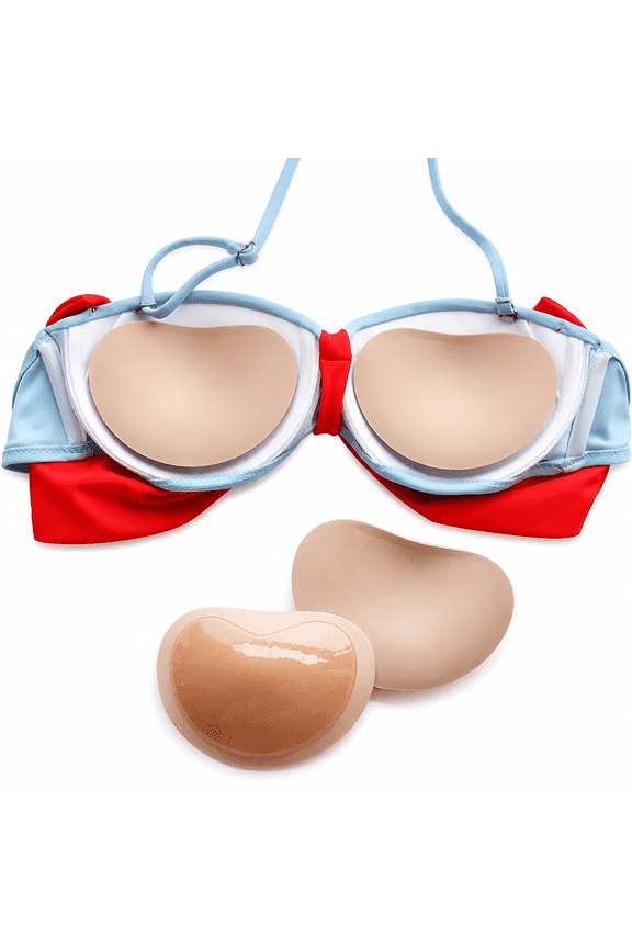 Silicone Bra Inserts Self-Adhesive Bra Pads Inserts Removable Sticky Breast Enhancer Pads Breast Lifter For Women