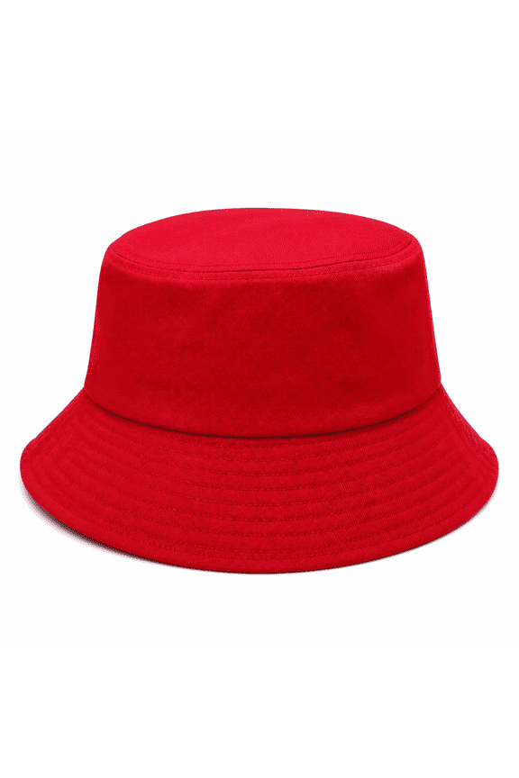Sun Hat Versatile Cotton for Men and Women Bucket Hat Good Breathability for All Seasons Bucket Hats for Woman,Red