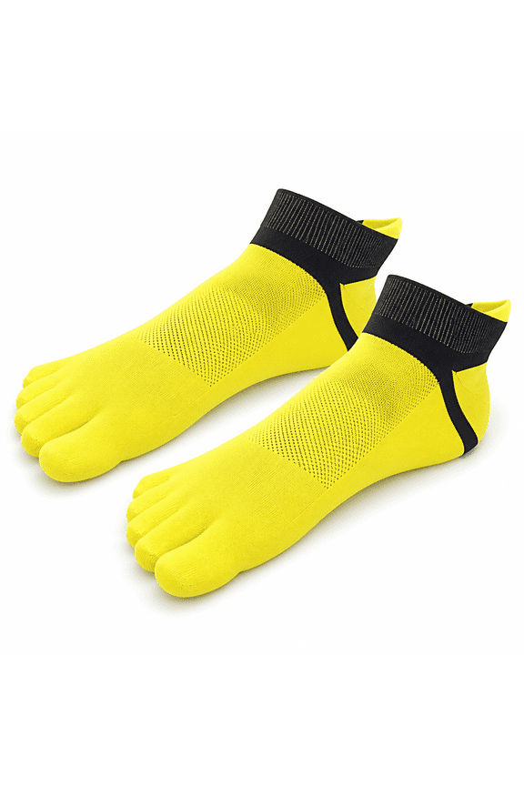 Toe Socks Pure Cotton Five Fingers Crew Anti Odor Breathable Low Cut Ankle Casual Men Women Toesock