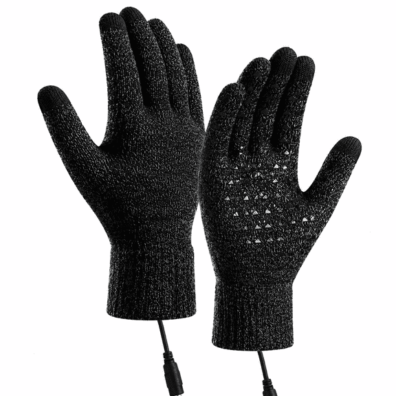 FLORNIX Usb Heated Gloves for Men Women, Arthritis Hands Warm Waterproof Thick Gloves for Outdoor Working Cycling Skiing Hunting Driving