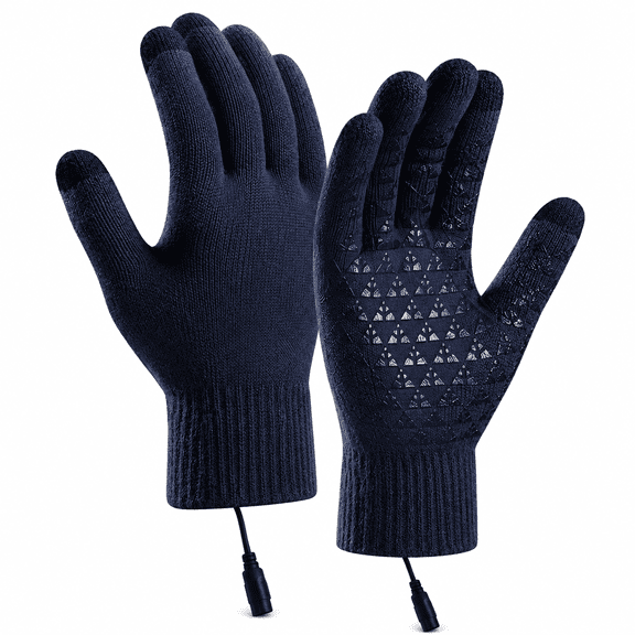 FLORNIX Usb Heated Gloves for Men Women, Arthritis Hands Warm Waterproof Thick Gloves for Outdoor Working Cycling Skiing Hunting Driving