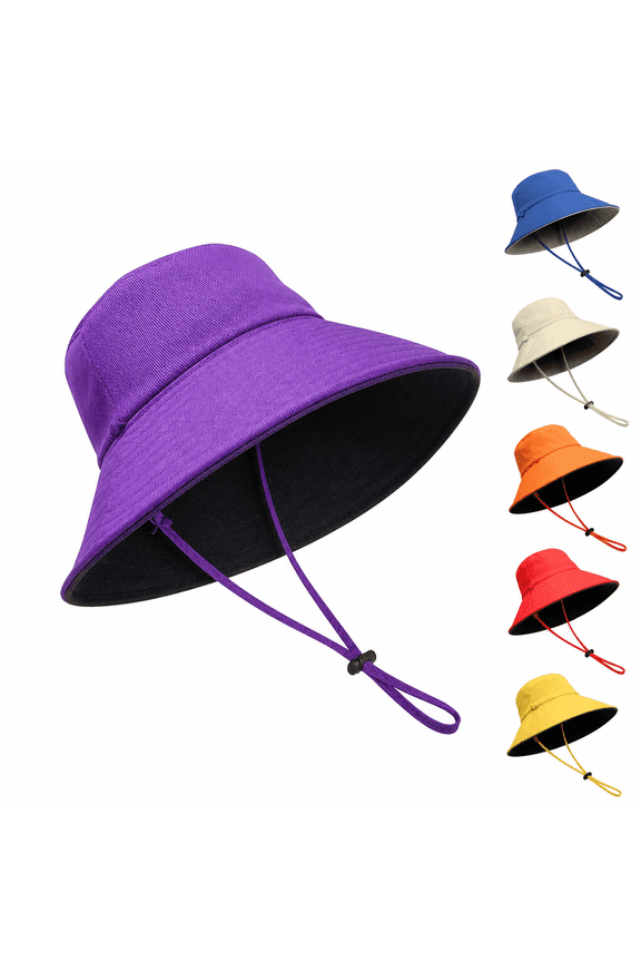 Waterproof Bucket Rain Hat with Chin Strap Quick Dry Packable Boonie Sun Hat Safari Hat UV Protection