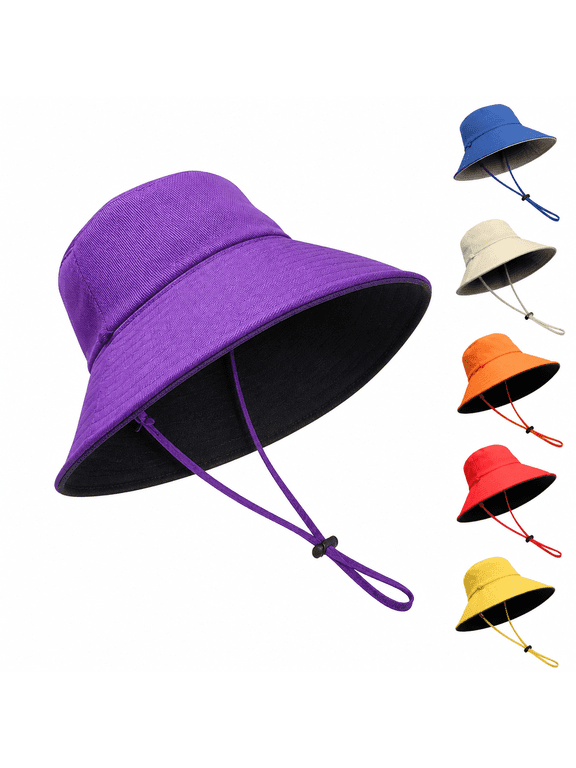 Waterproof Bucket Rain Hat with Chin Strap Quick Dry Packable Boonie Sun Hat Safari Hat UV Protection