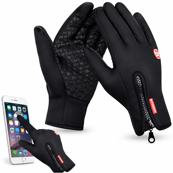 FLORNIX Winter Gloves for Men Women, Cold Weather Thermal Glove Windproof Water Resistant, Keep Warm Touch Screen Gloves for Cycling Running Driving, Riding Ski Gloves Mountaineering Motorcycle