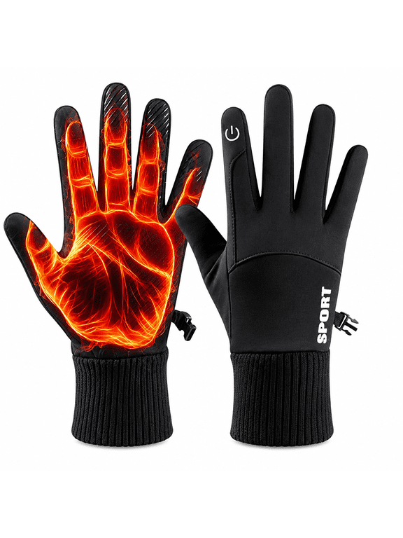 Winter Warm Waterproof Windproof Non-Slip Touch Screen Gloves Outdoor Equipment