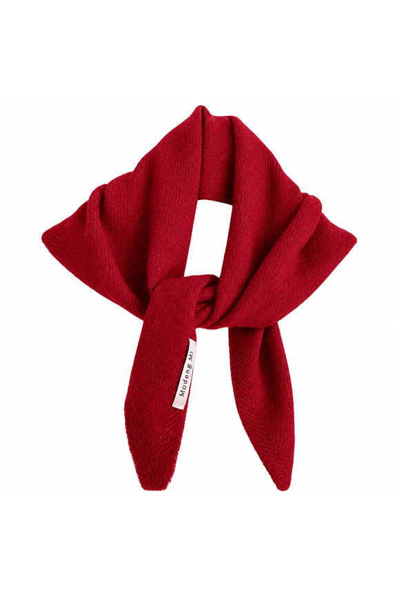 Wool Knitted Triangular Scarf Warm Shawl New Triangle Knit Scarves Winter