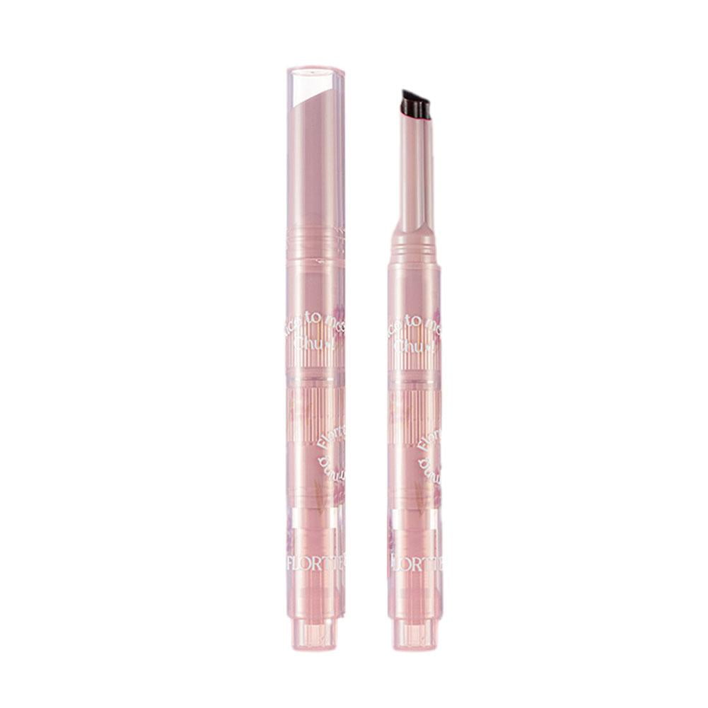 FLORTTE Nice to Meet Chu Jelly Lipstick Flower Heart Matte Lipstick Pomegranate Gloss Jelly Long