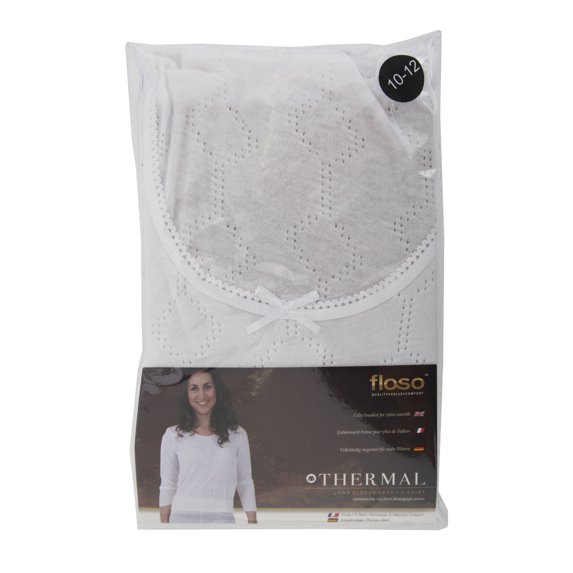 FLOSO Ladies/Womens Thermal Underwear Long Sleeve T-Shirt Viscose Premium Range