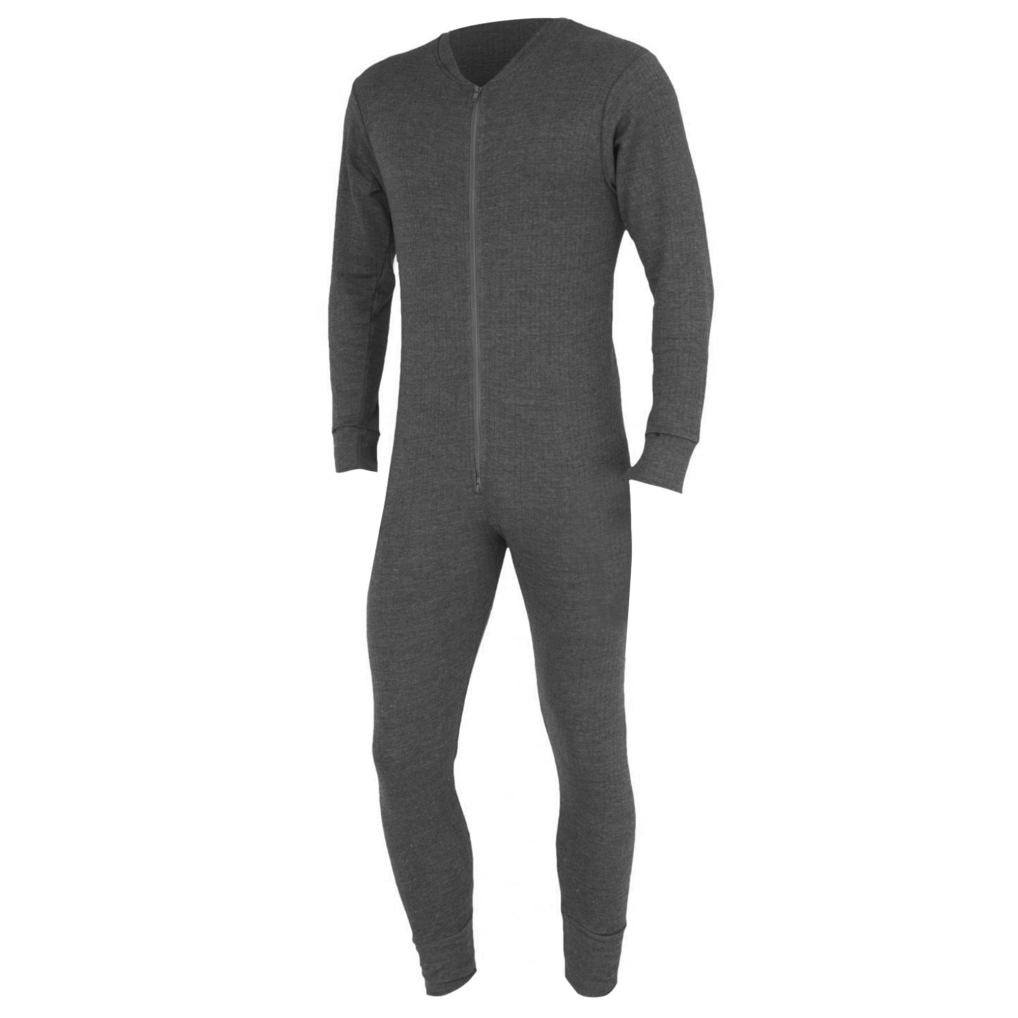 FLOSO Mens Thermal Underwear All In One Union Suit - Walmart.com