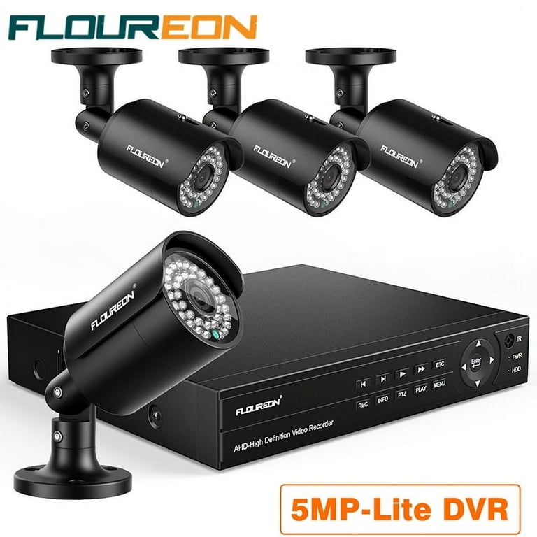 Floureon CCTV用監視カメラ8個セット FLOUREON CCTV 8CH 1080N HDMI P2P DVR Security Camera Video
