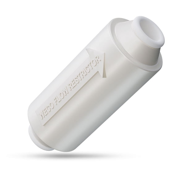 FLOW RESTRICTOR, 750ml / Min. WITH 1/4" EZ Push Connectors