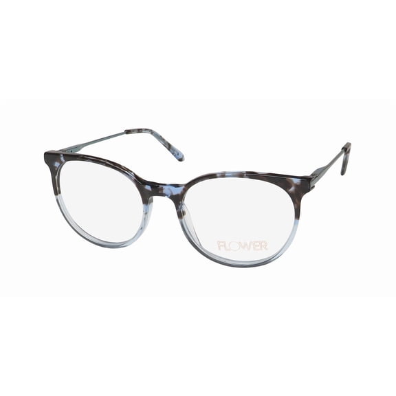 FLOWER 6048 AZALEA CLASSIC SHAPE WOMENS DESIGNER FULL-RIM EYEGLASS FRAME/EYEWEAR