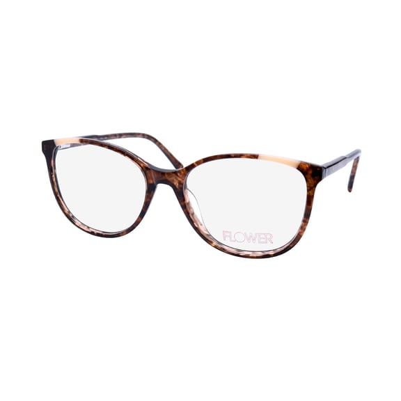 FLOWER 6058 EYEGLASS FRAME/GLASSES FULL-RIM PLASTIC ACETATE LUXURY COLLECTION