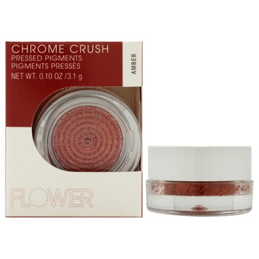FLOWER BEAUTY Chrome Crush Eyeshadow – Copper Shimmer Gel-Powder Eyeshadow Topper By Drew Barrymore