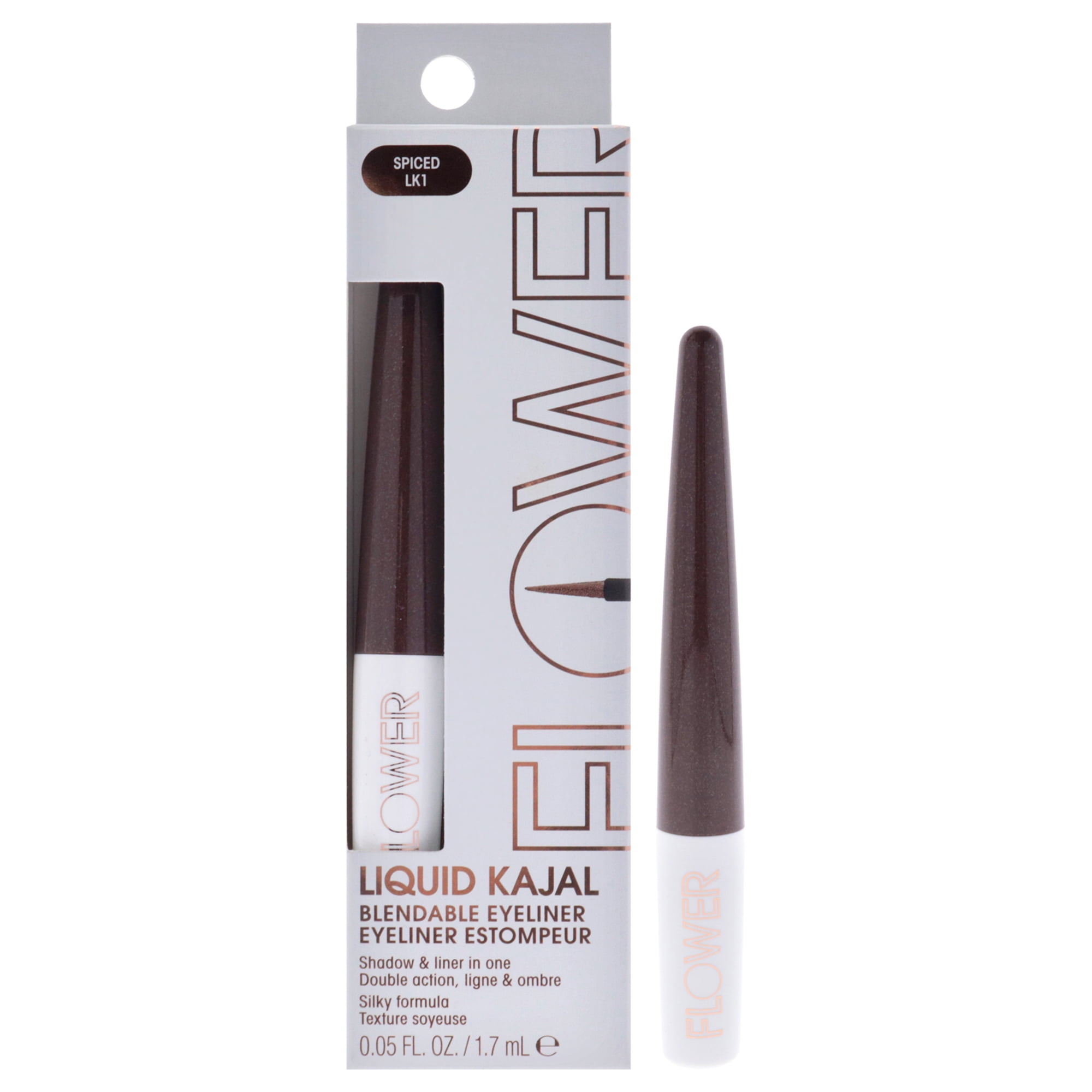 アイライナー Moreflow Eyelid Liquid 1L Flower Beauty Liquid Kajal Blendable Eyeliner- LK1 Spiced , 0.05