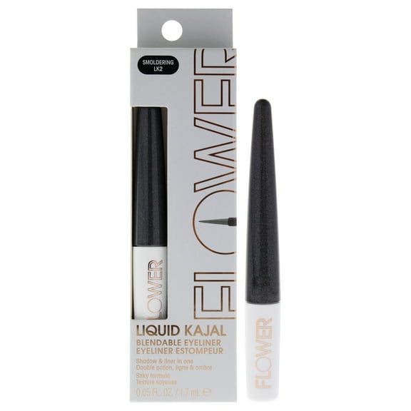 Flower Beauty Liquid Kajal Blendable Eyeliner - LK2 Smoldering , 0.05 oz Eyeliner