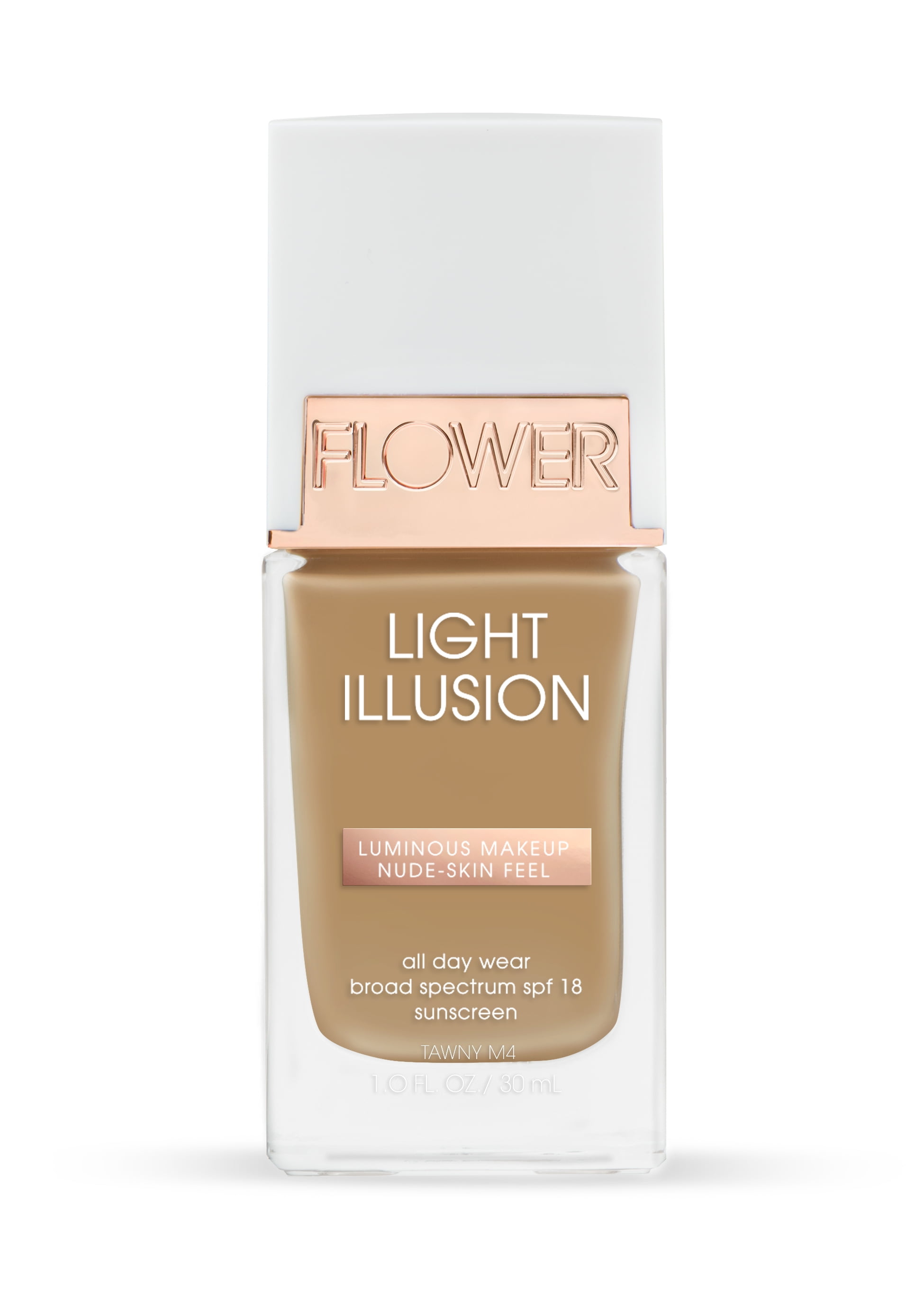FLOWER Beauty Light Illusion Foundation - Tawny, Medium to