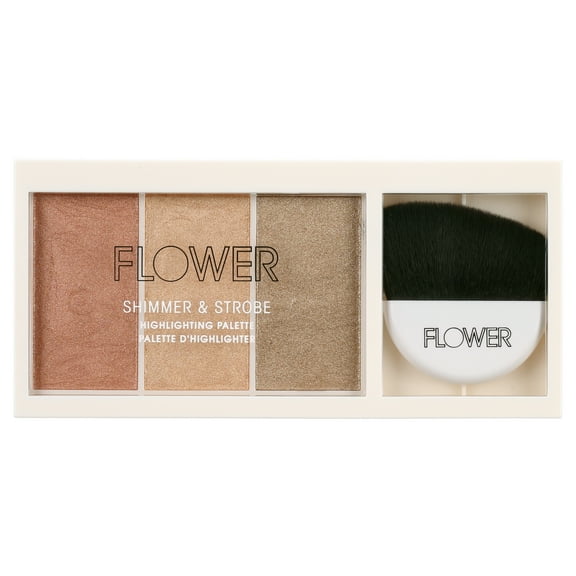 FLOWER Beauty Shimmer & Strobe Highlight Palette - Sunkissed Shimmer