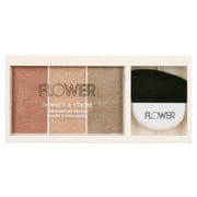 FLOWER Beauty Shimmer & Strobe Highlight Palette - Sunkissed Shimmer