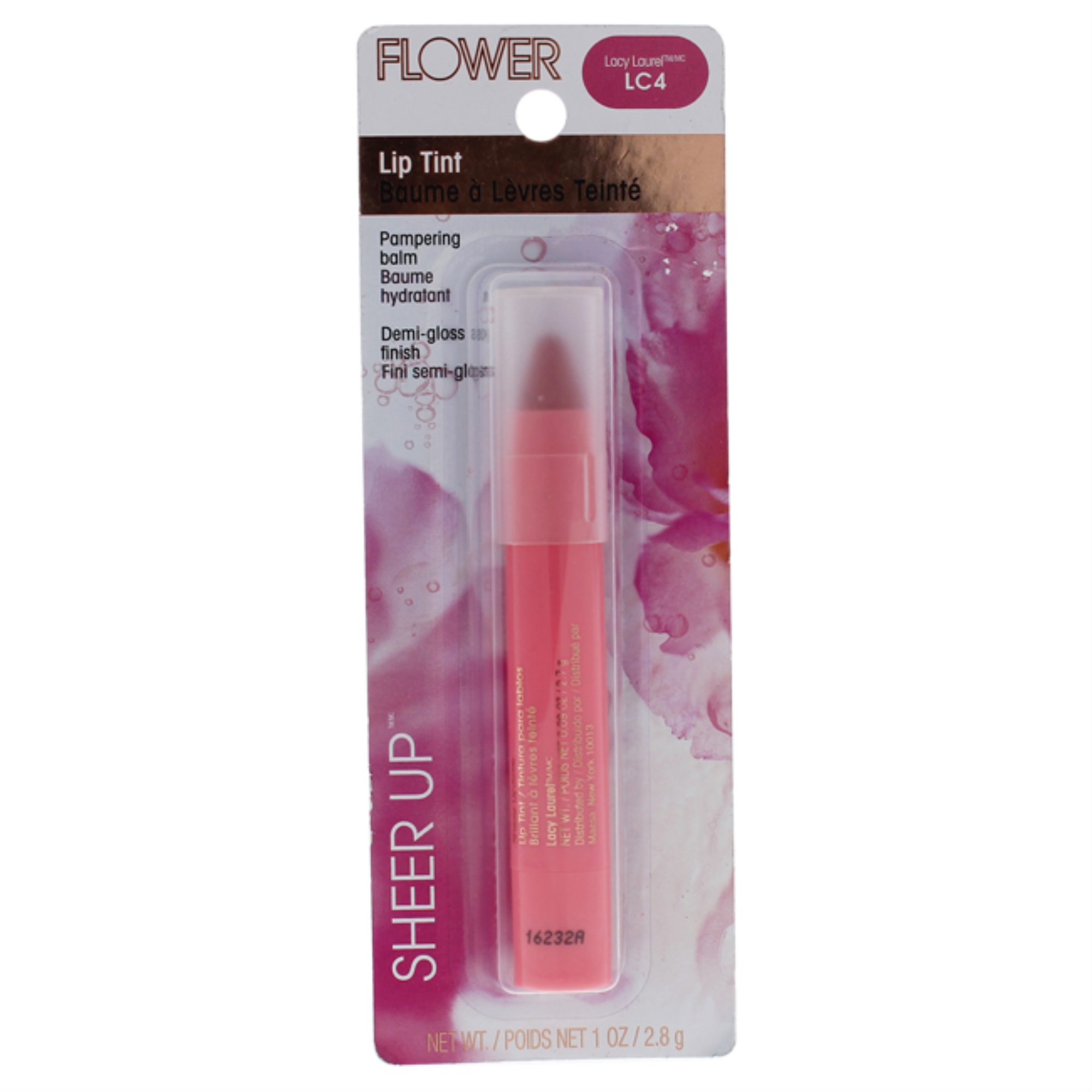 FLOWER Sheer Up Lip Tint, LC4 Lacy Laurel, 0.1 Oz. - image 1 of 2