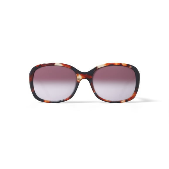 FLOWER Women's Rx'able Fashion Sunglasses, FLR1006, Edie, Blue/Tortoise, 57-17-135, with Case