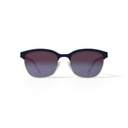 FLOWER Women's Rx'able Polarized Fashion Sunglasses, FLR3001P - Sheila, Black, 56-16-135, with Case