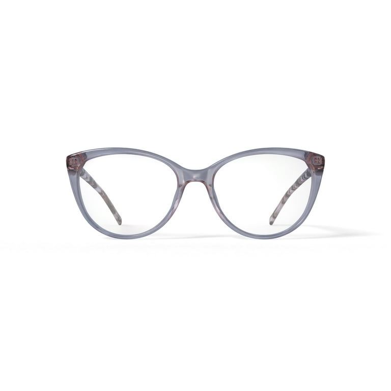 Flower Women's Rose Prescription Eyeglasses with Case, Nude
