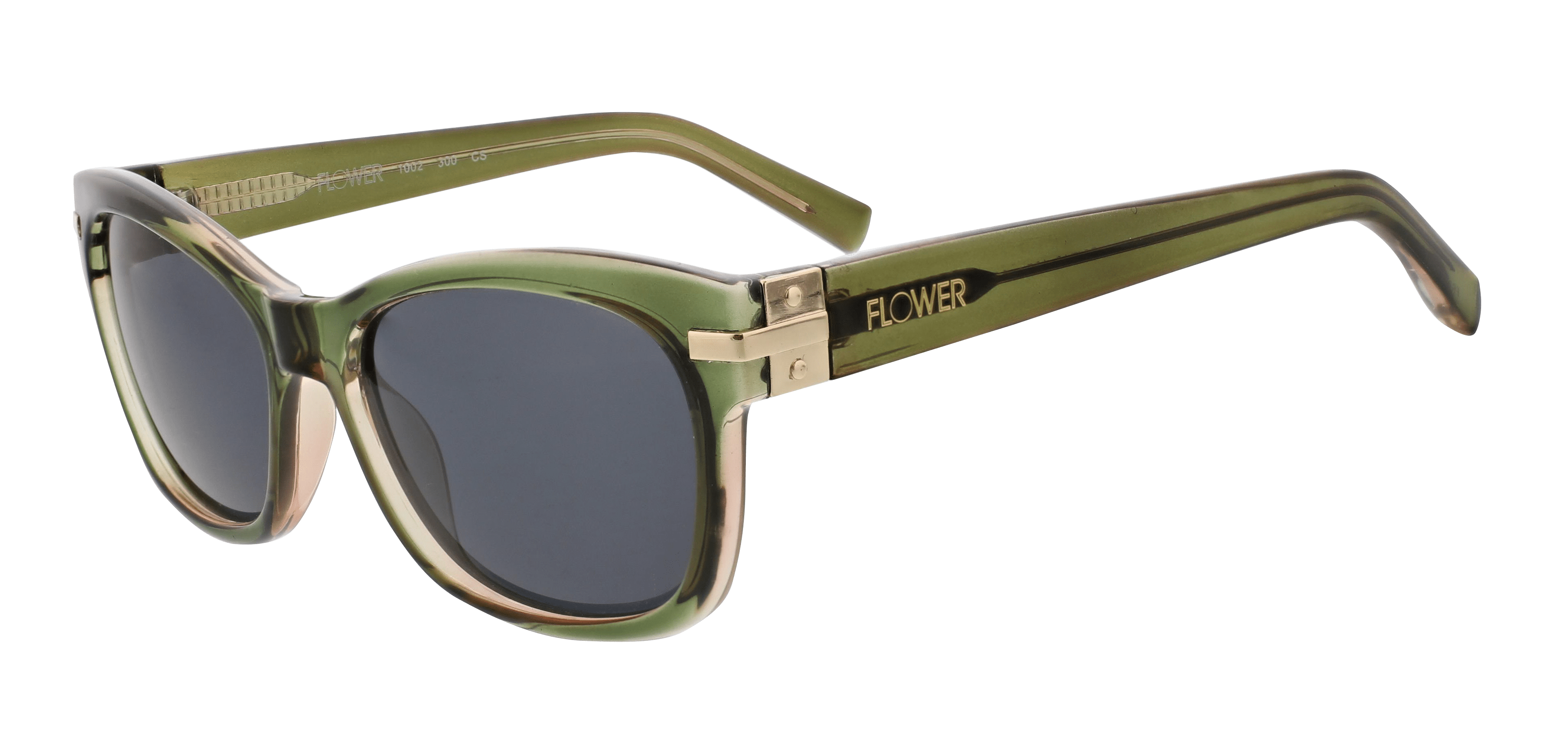 FLOWER by Drew Barrymore Womens Sunglasses, Holly FLR1002 Green/Pink