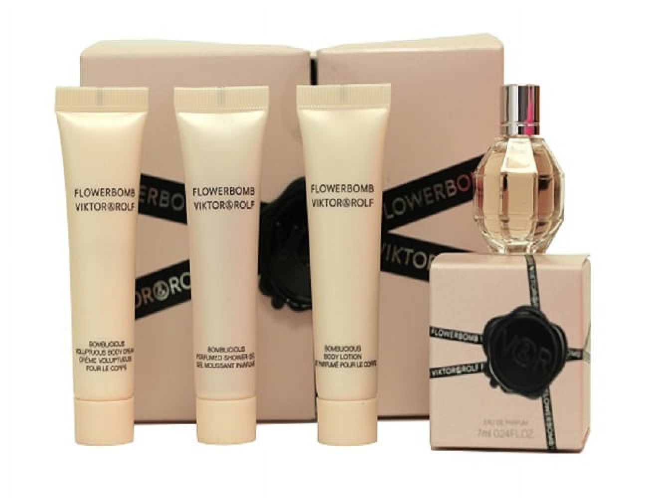 FLOWERBOMB * V & R EDP 0.24 oz MINI & Body Cream & Lotion & Shower Gel