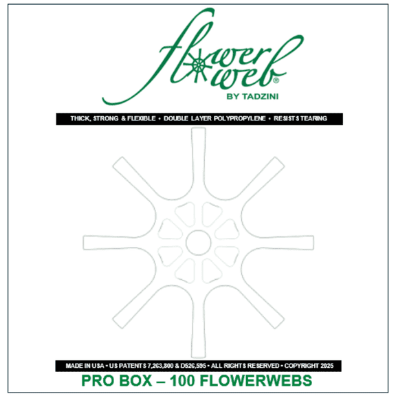 FLOWERWEB PRO BOX (100 Professional Flower Grids)
