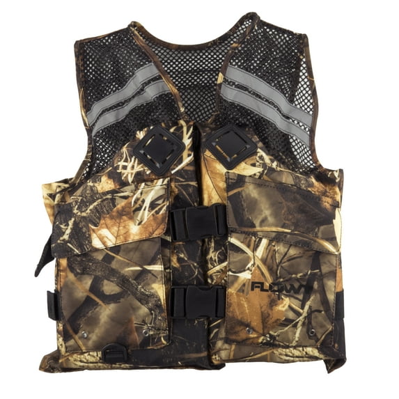 FLOWT Fishing Comfort Mesh Life Vest - USCG Approved Type III PFD