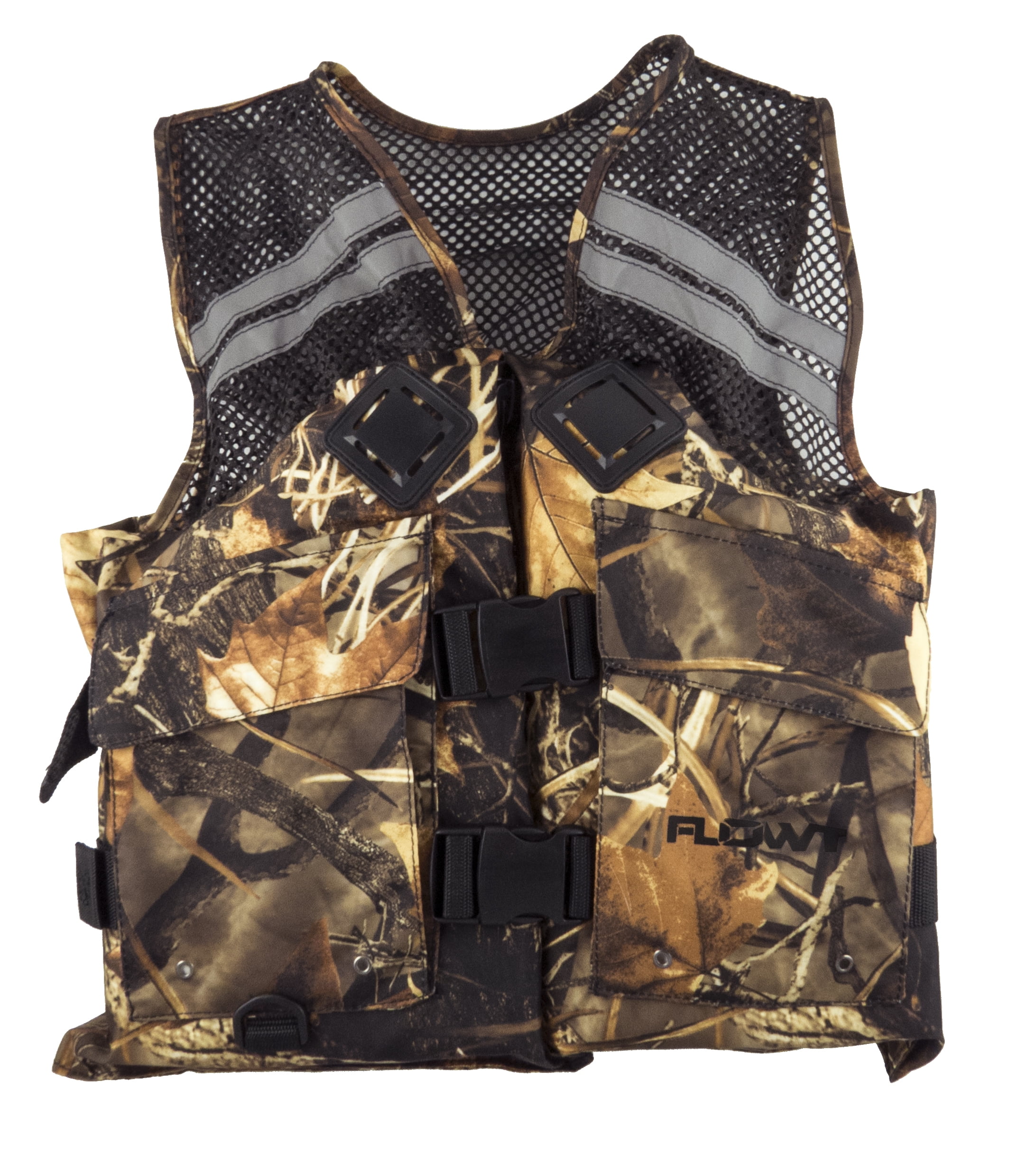 FLOWT Fishing Comfort Mesh Life Vest - USCG Approved Type III PFD