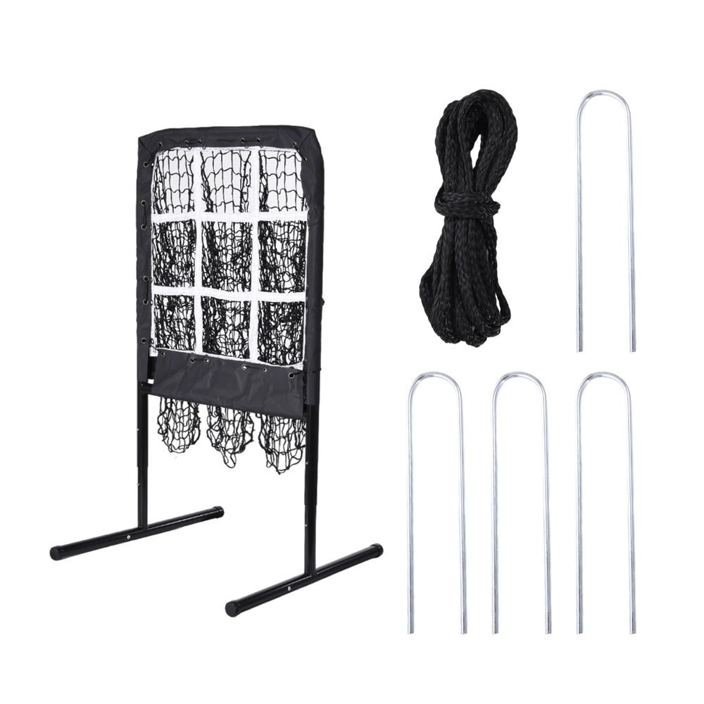 AMLESO Target Training Net Accuracy Training Polyester Net Goal Frame Net Throwing Scoring Training Equipment Sturdy Pitching Target