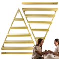 thumbnail image 1 of Flroha FLROHA Nail Polish Wall Organizer 5-Tiers Triangular Metal Wall-Mounted Nail Polish Storage Racks 2PCS/Set Lipstick Perfume Wall Shelf for Home Spa Nail Salon Shop present, 1 of 9
