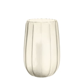 Better Homes & Gardens Fluted Glass Hurricane Candle Holder - Elegant Frosted Finish for Home Decor
