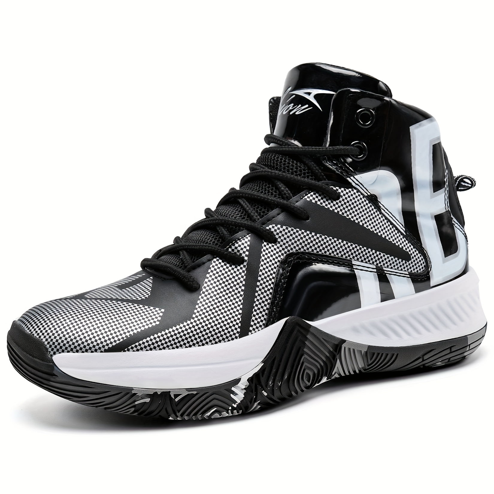 FLTHDD High Performance Men s Basketball Sneakers Ankle Support Breathable Mesh Non Slip Grip Ideal for Training Sports Gift Walmart