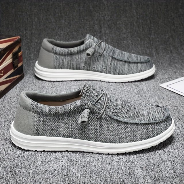 FLTHDD Men‘s PLUS SIZE Casual Loafers Breathable Lightweight Antiskid