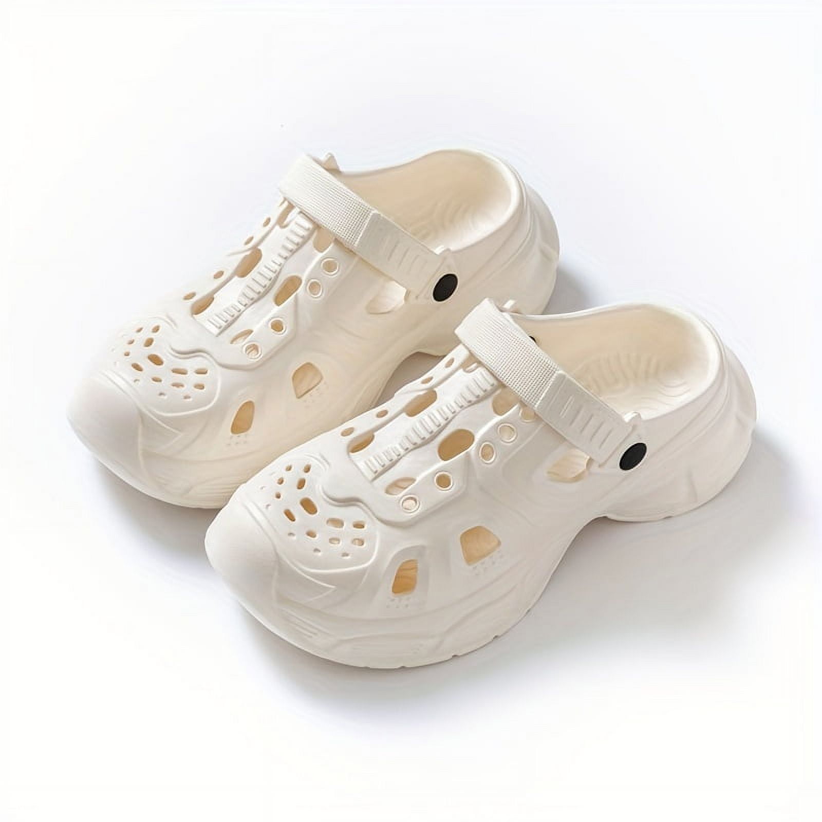 FLTHDD Men‘s Solid Color Anti Odor EVA Snadals Comfy Non Slip Beach