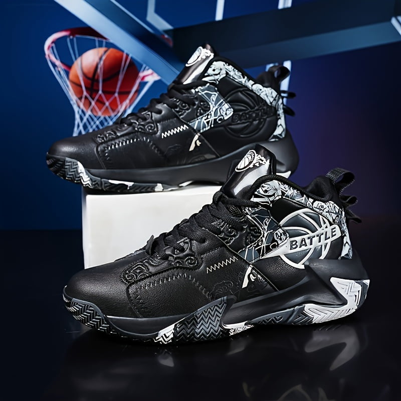 FLTHDD Men‘s Stylish Wearresistant Non Slip Basketball Shoes Outdoor