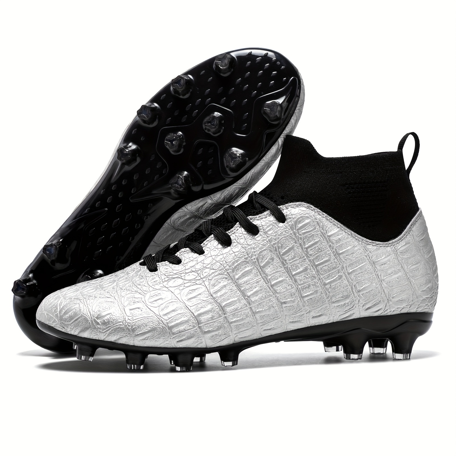 FLTHDD Professional HighTop Football Boots AntiSkid, Breathable