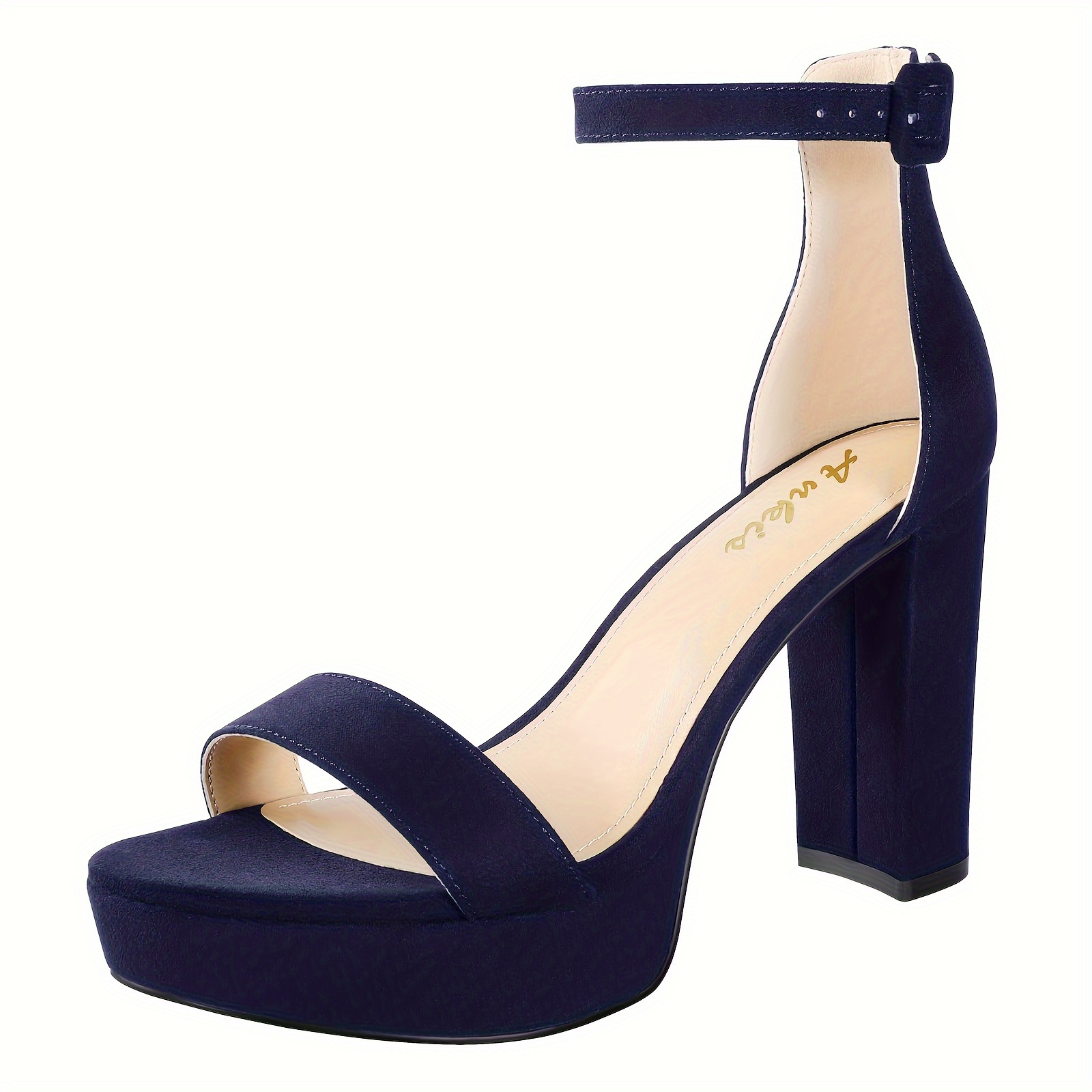 Navy blue heels for prom discount