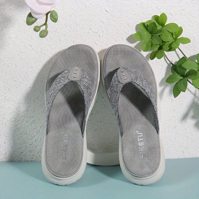 FLTHDD Women‘s Fashion Flip Flops Lightweight Summer Flat Slide Shoes