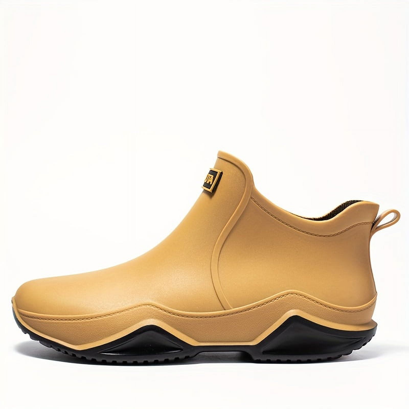 FLTHDD Women‘s Sipe Rain Boots Casual Slip On Short Boots Waterproof