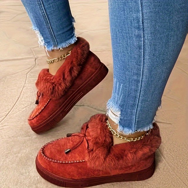 FLTHDD Womens Premium Thermal Snow Boots Insulated Comfort Soft Plush