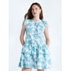 Free Assembly Women's Button Front Cotton Mini Dre