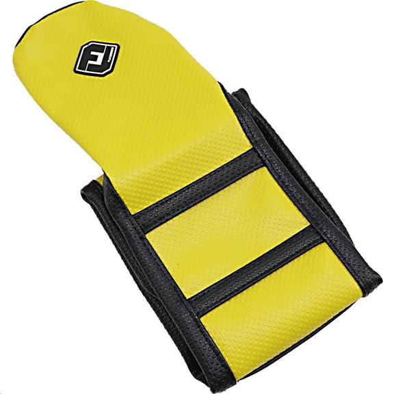 Flu Designs Inc 45507 Pro Rib Seat PRS Cover - Black/Yellow/Black