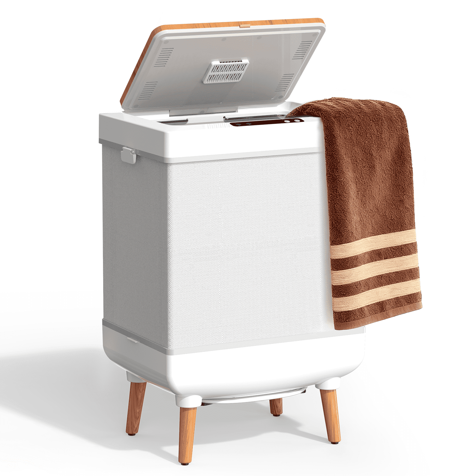 Fluey 35L Towel Warmer, Fast Heating Towel Warmer Bucket with LED Display, Aromatherapy, Child Lock, Spa & Home Use, Gift Choice