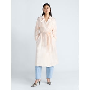 Devil Wears Prada Scoop Collection Women’s and Women's Plus Trench Coat, Sizes XS-4X