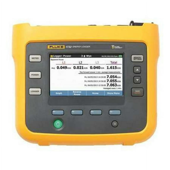 FLUKE FLUKE 1734/B Power Quality Analyzer,483 x 272 Display